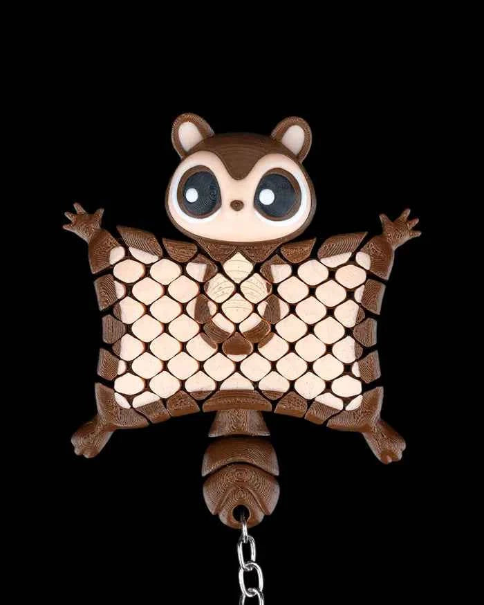 Merle the Flying Squirrel Figurine Adorable Animal Collectible