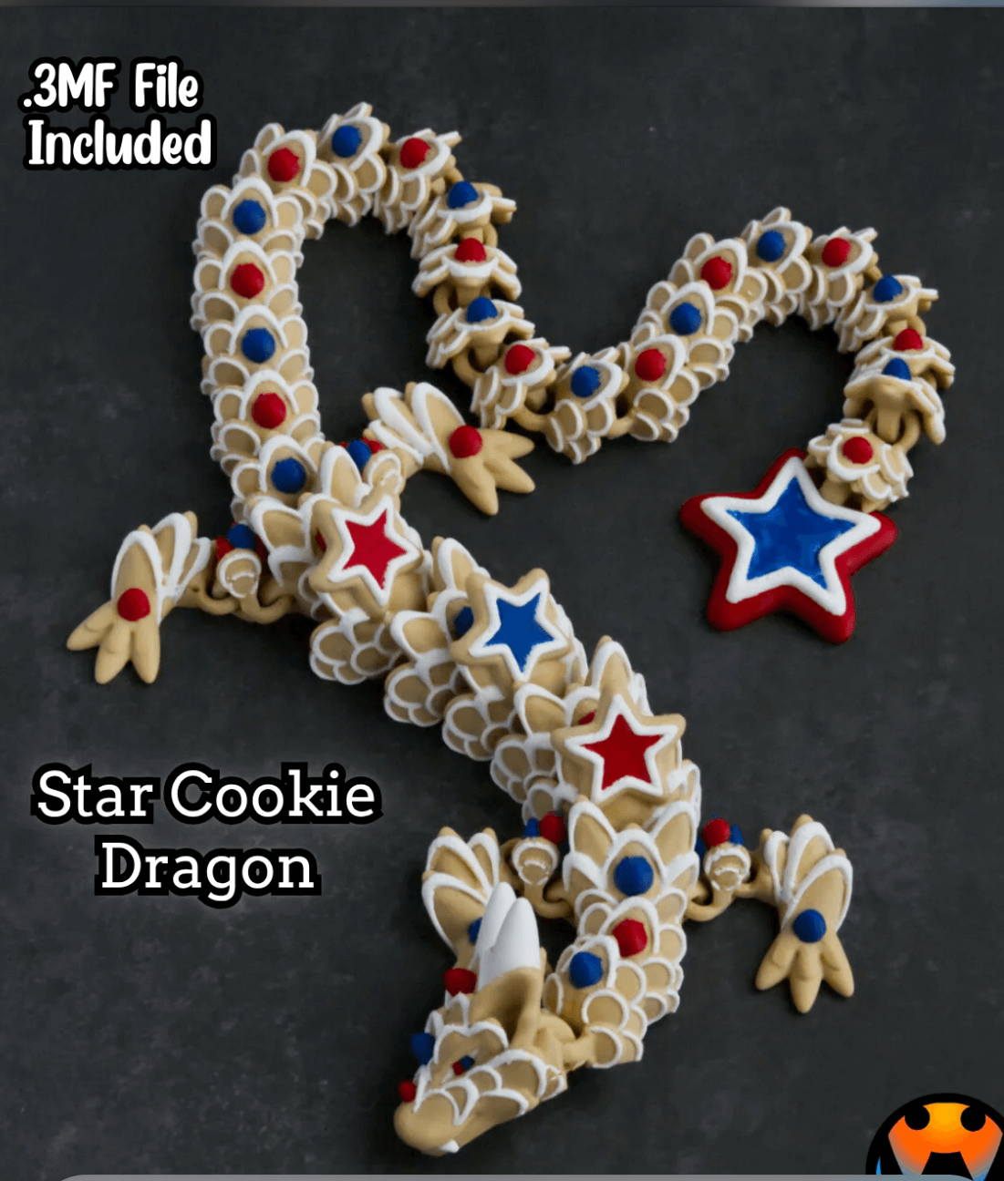 Star Cookie Dragon