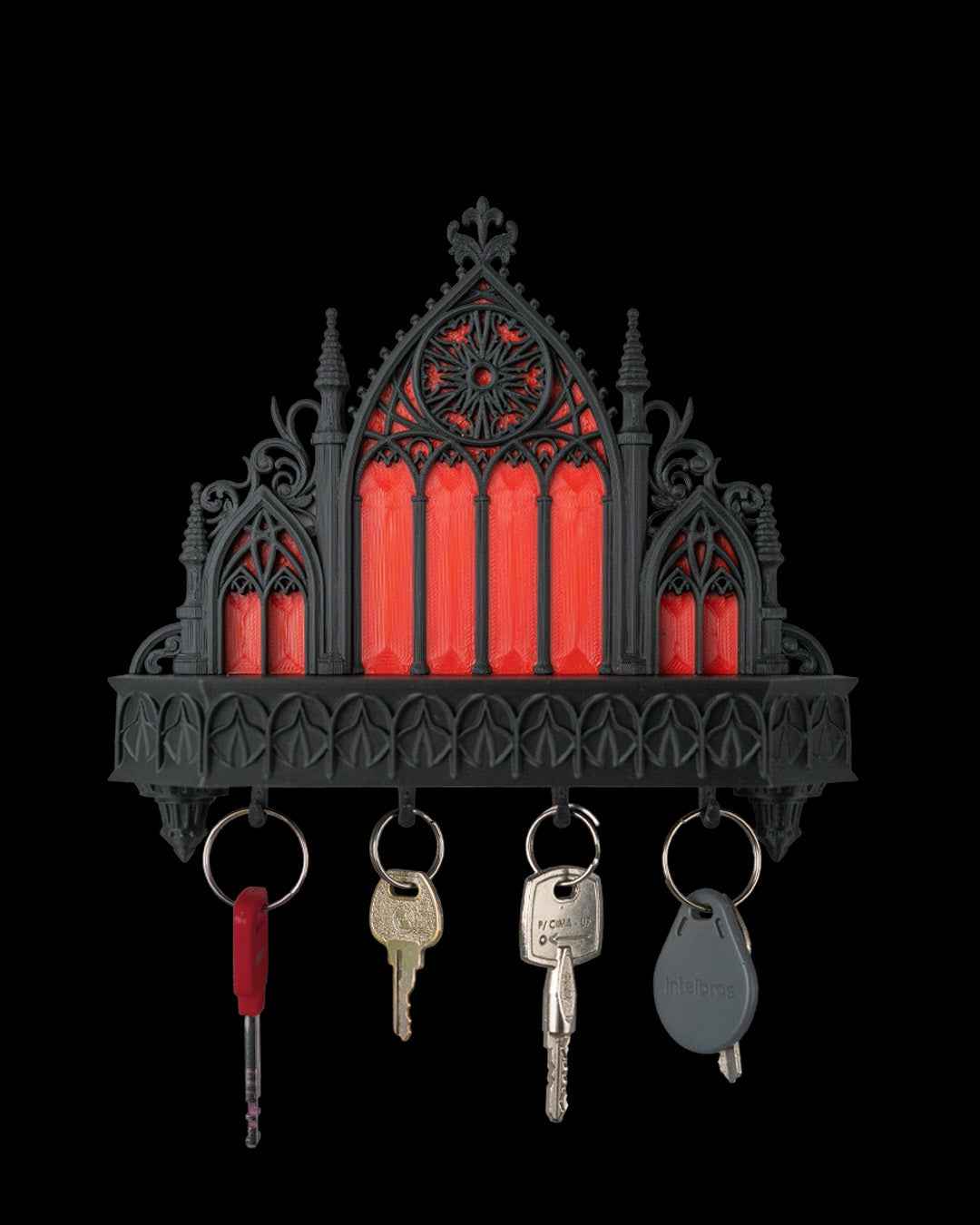 Sanctuary Key Holder - Minimalist Wall Mounted Entryway Organizer