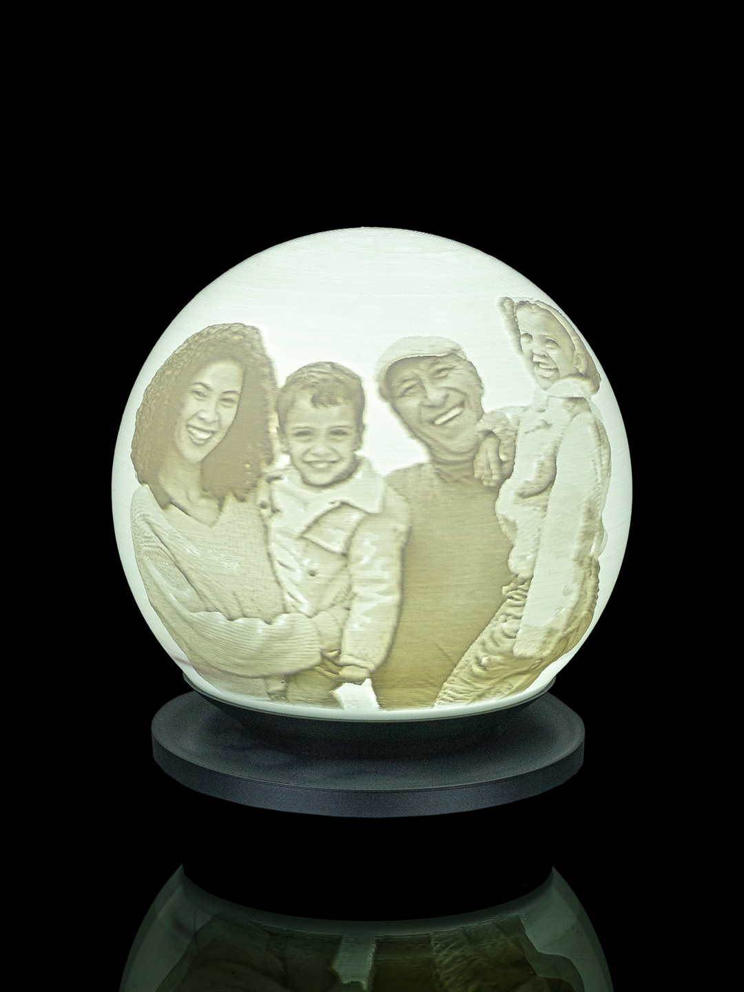 3D Photo Lithophane Lamps - Custom Personalized LED Gifts - Mysticraft 3D Creations