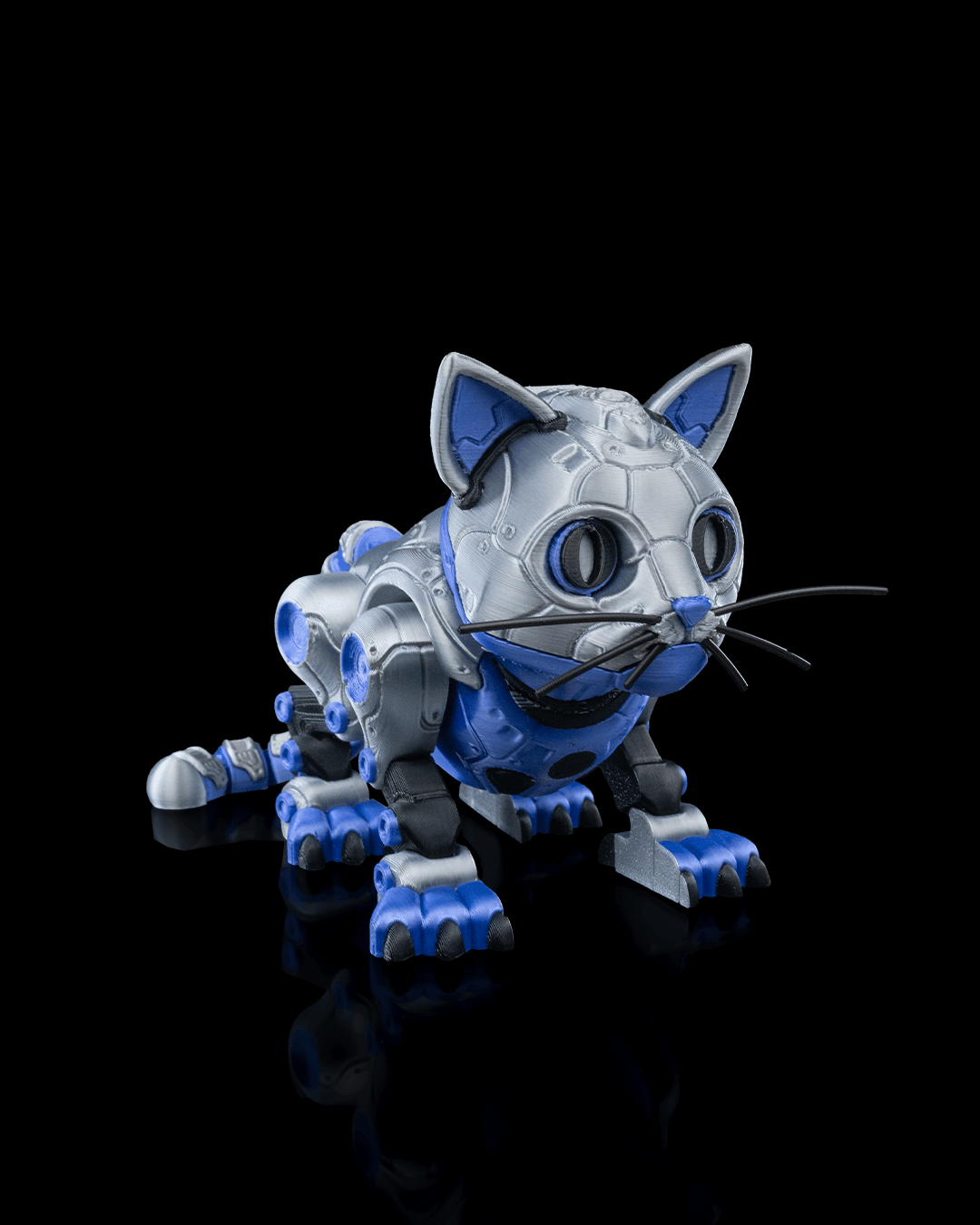 Catbot Figurine robotic cat design