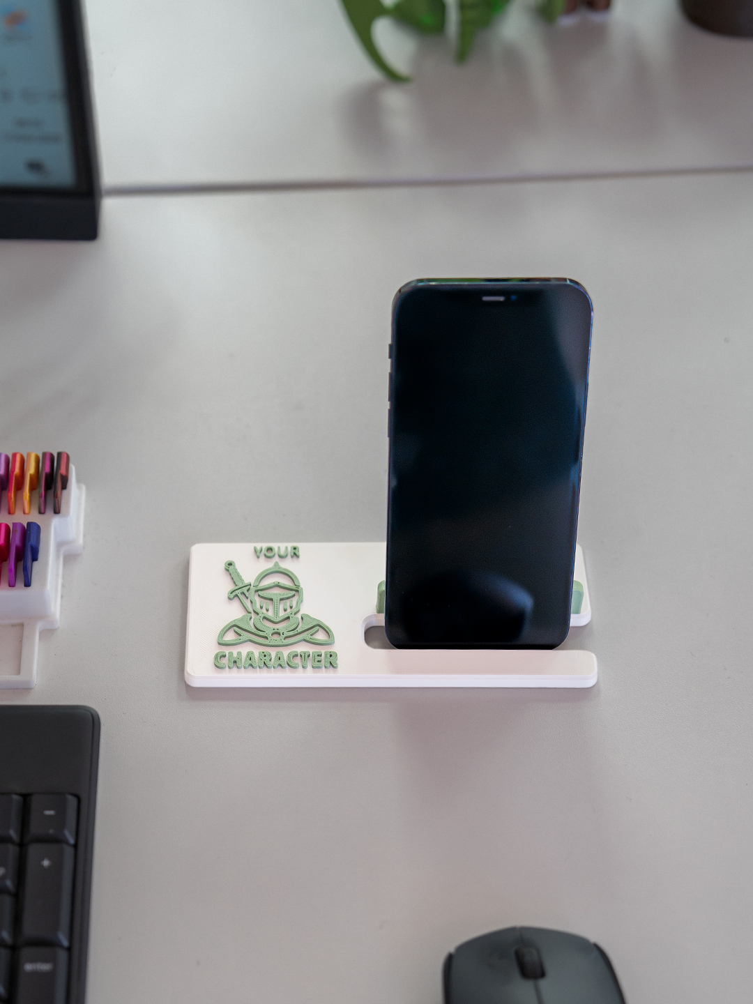 Custom Phone Holders for Desk - Personalized 3D Printed Stand - Mysticraft 3D Creations
