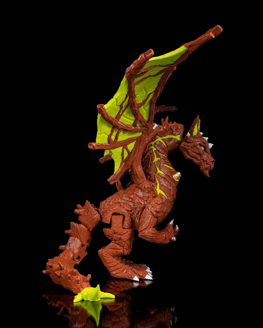 Epic Moss Dragon – 3D Printed Collectible Figurine