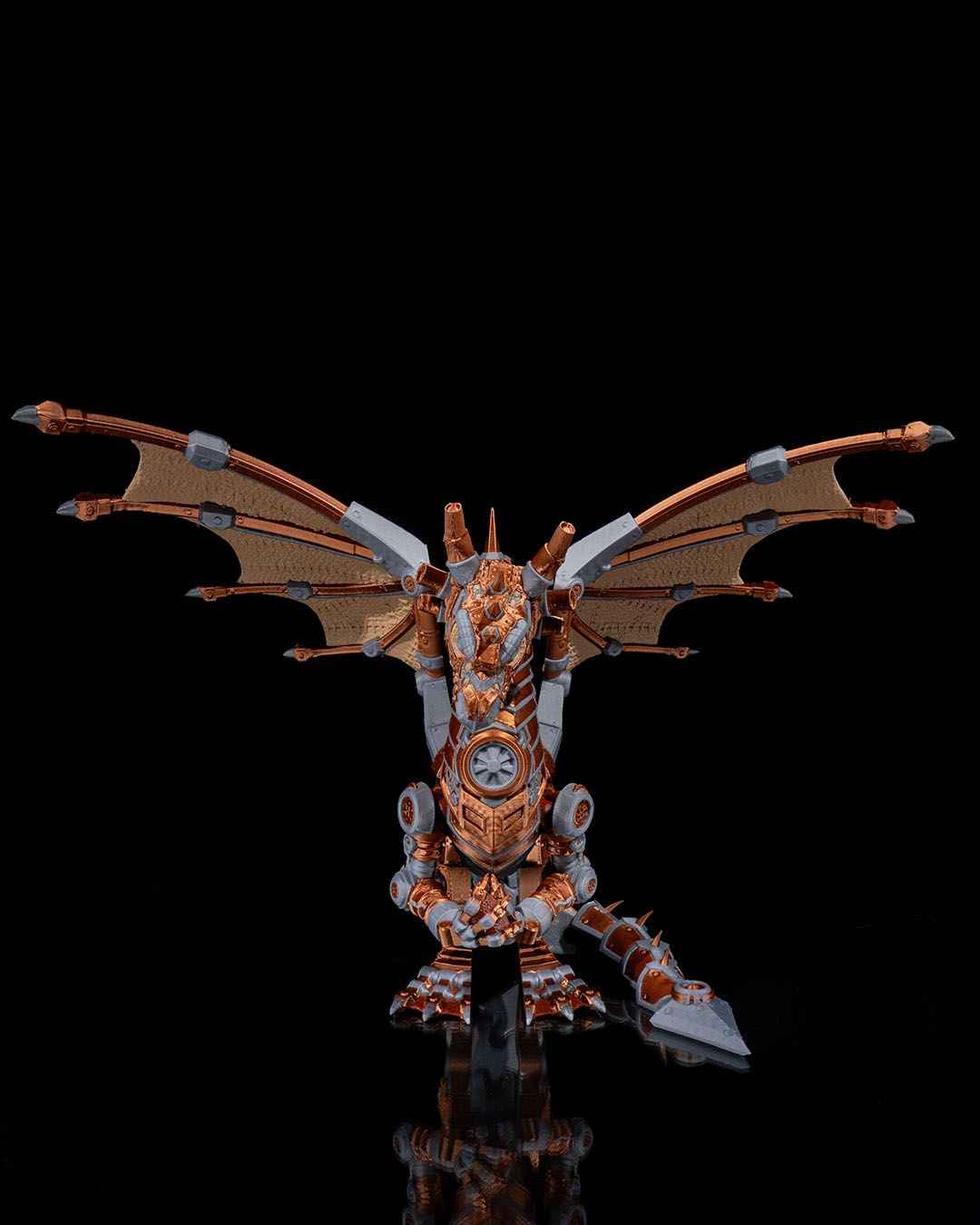 Epic Steampunk Dragon – 3D Printed Collectible Figurine