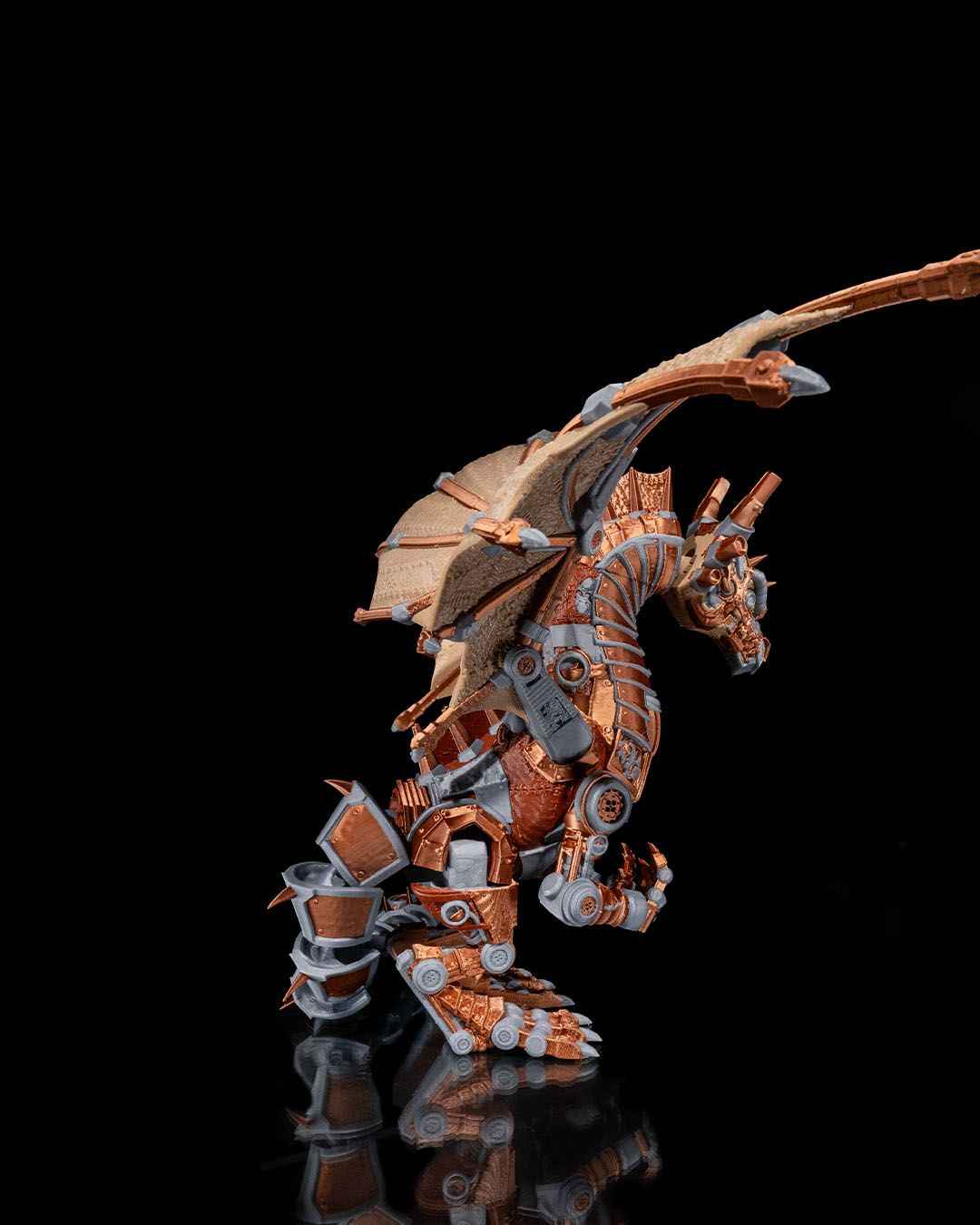 Epic Steampunk Dragon – 3D Printed Collectible Figurine