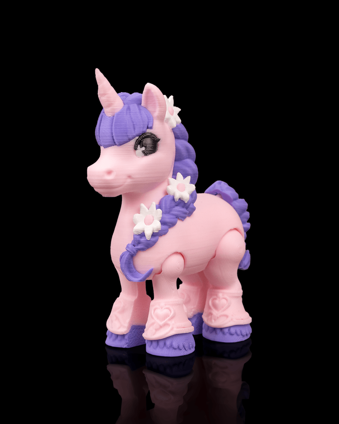 Magic Carousel Unicorn Display - Rotating 3D Printed Stand