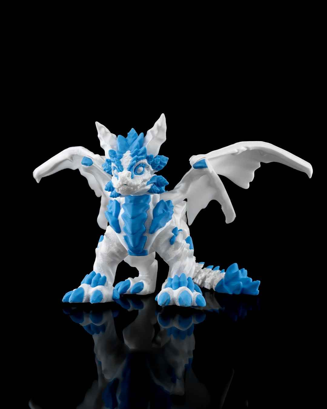 Frosty Dragon – 3D Printed Figurine for Collectors & Decor