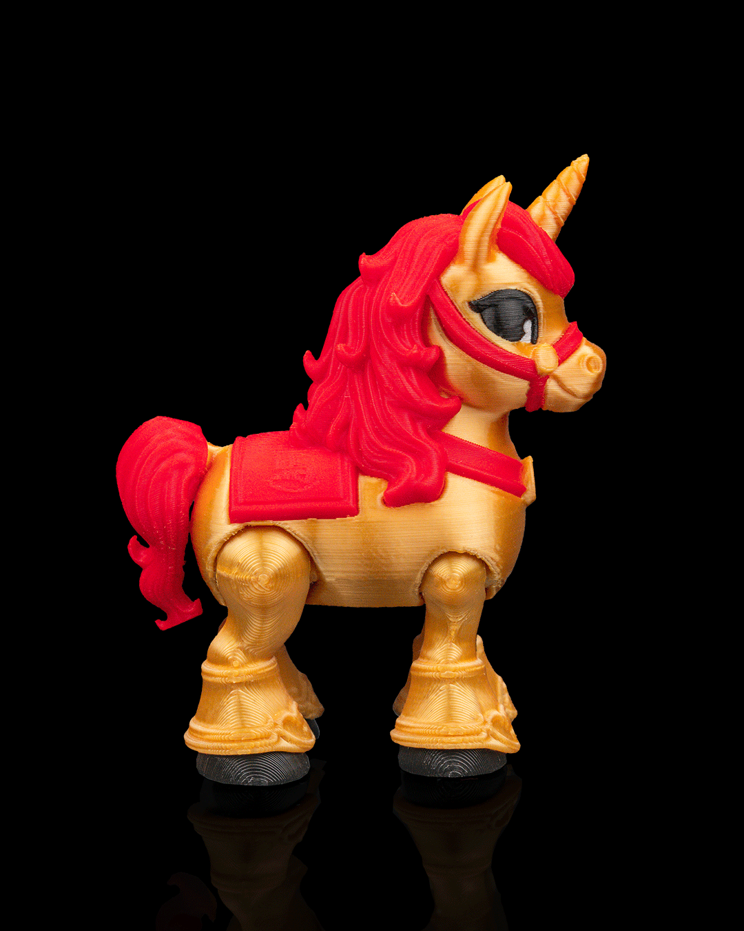 Magic Carousel Unicorn Display - Rotating 3D Printed Stand