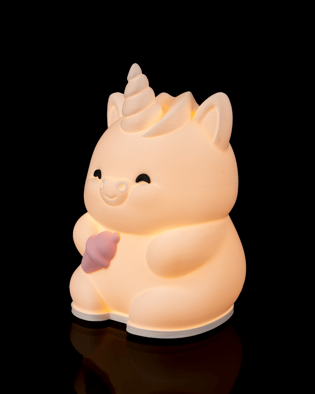 Horn of Light Table Lamp - Unicorn, cheerful lamp with soft illumination for cozy spaces.
