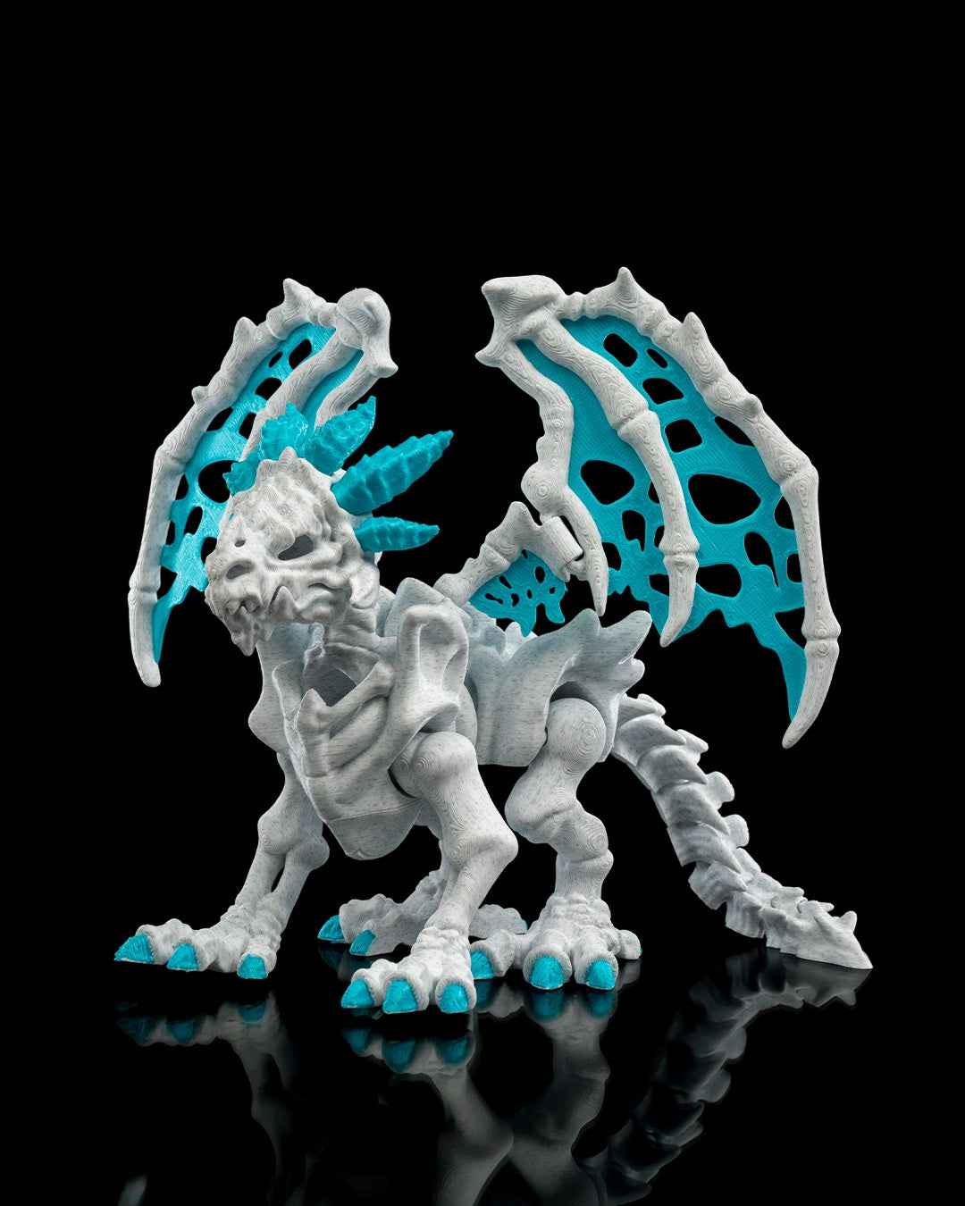 Ske-lethal Dragon – 3D Printed Figurine for Collectors & Decor