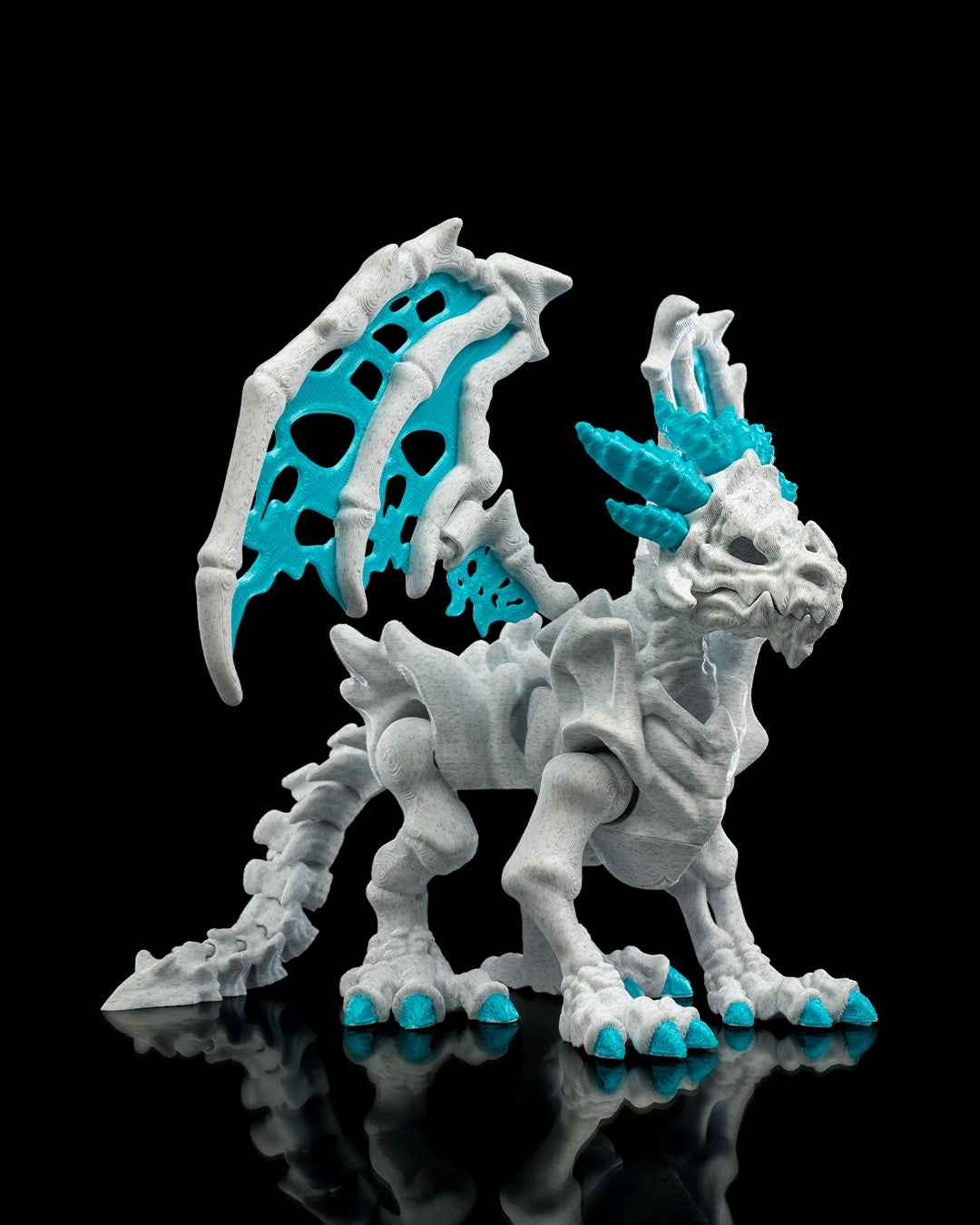Ske-lethal Dragon – 3D Printed Figurine for Collectors & Decor